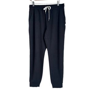 Vuori Performance Jogger Black Women Sz Med Gym Athletic Pants VW303 Drawstring